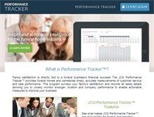 Tablet Screenshot of jcgperformancetracker.com
